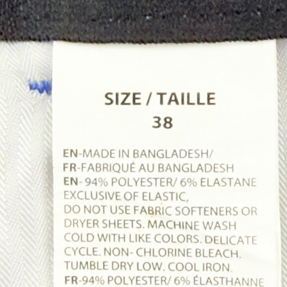 PGA Tour Men's Active Gripper Waistband UPF 50 Stretch Blue Shorts Size 38 NWT - Picture 7 of 11